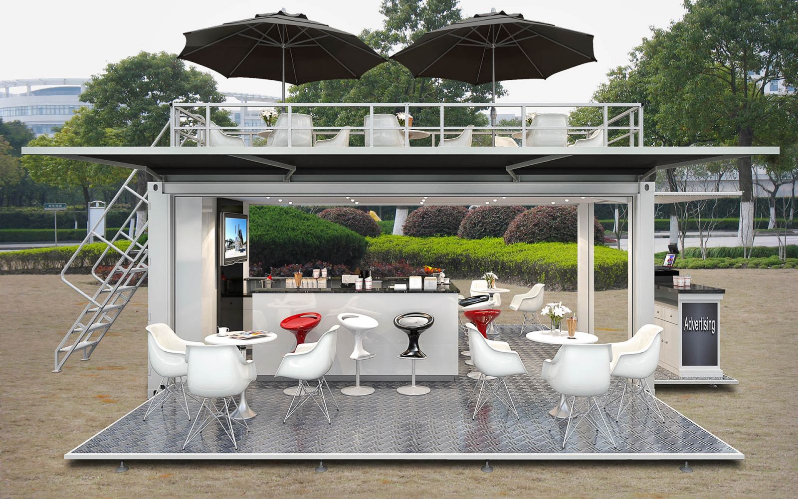 container bars and restaurants / The rise of the container cafe