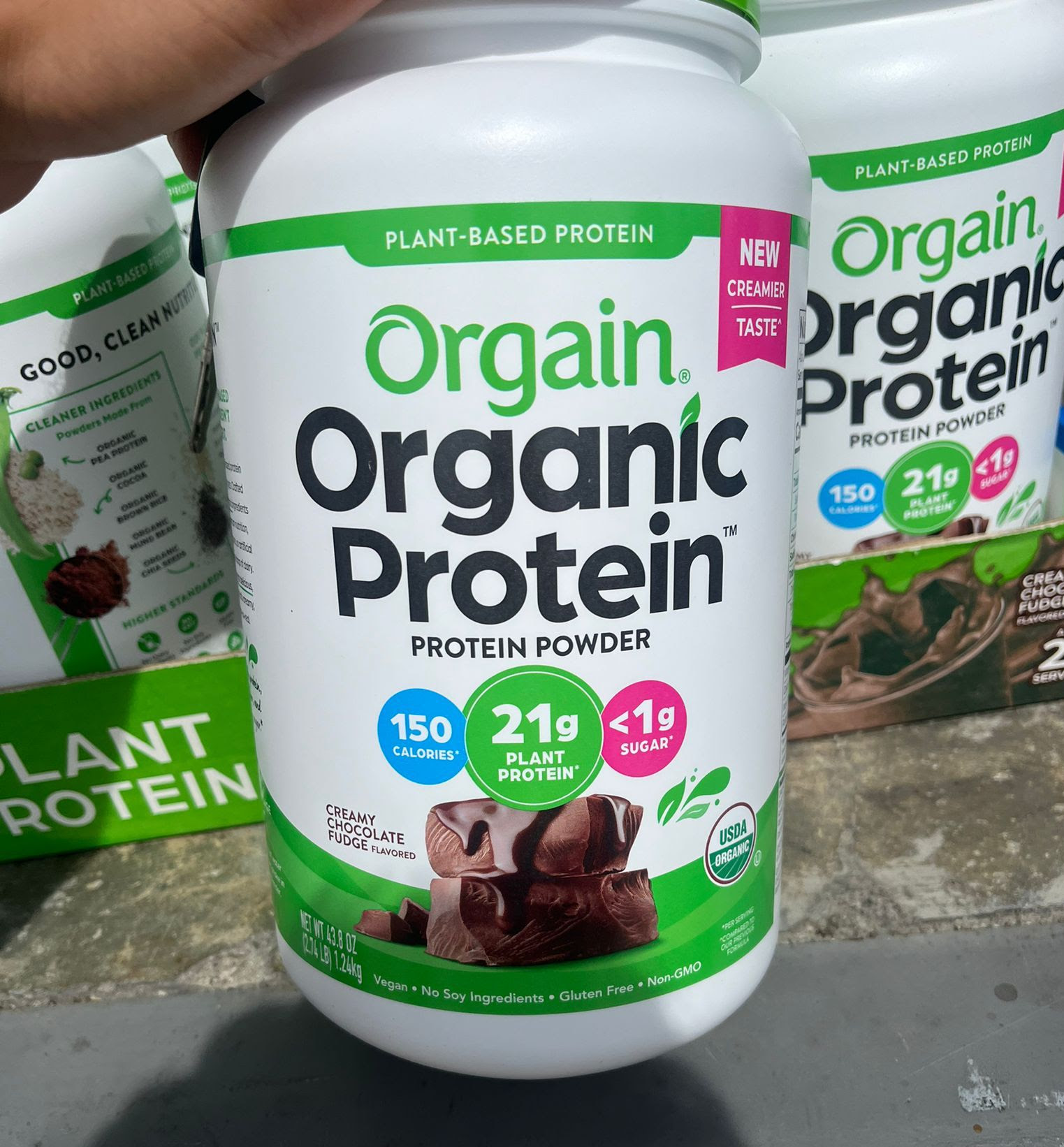 Orgain Organic Vegan 2.02 lb Protein. 3360 units.  EXW Los Angeles $18.00 unit.