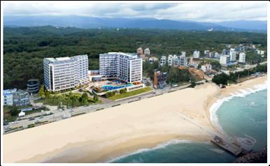 We are seeking construction project funding for a Radisson-branded ocean view hotel in Gangneung Sea Beach, one of Koreas premier tourist destinations.