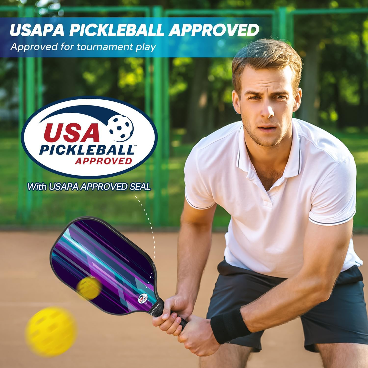 USAPA Approved Pickleball Set for Beginners Available