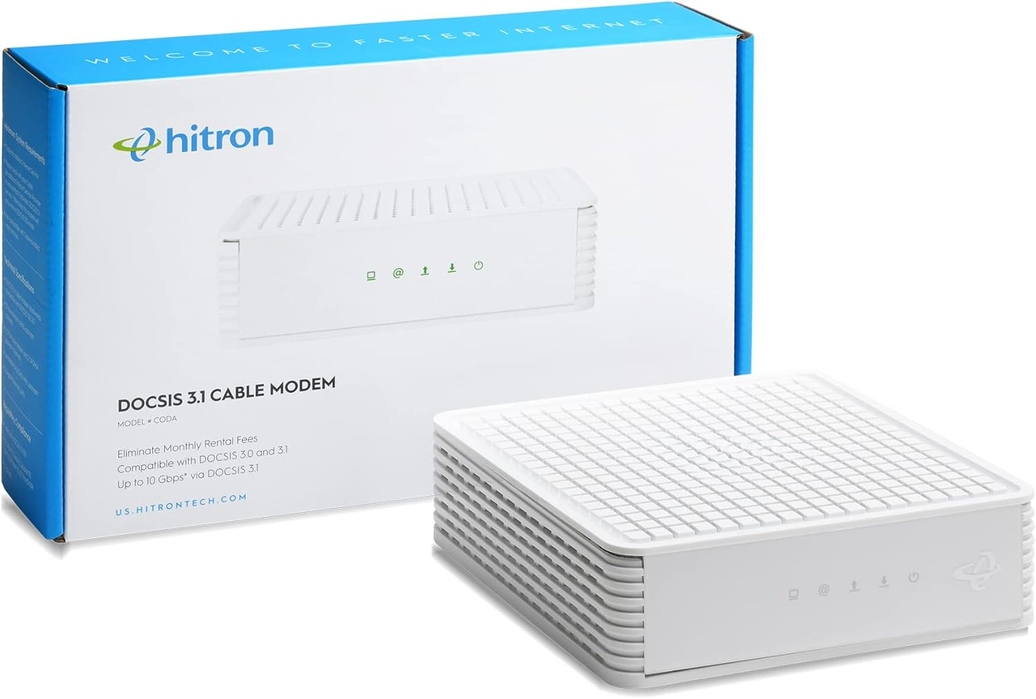Hitron CODA DOCSIS 3.1 Modem. 1918 Units. EXW Los Angeles $15.00 Unit. Retail $99.99