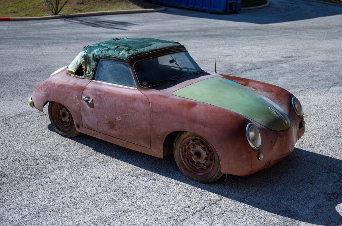 Just Discovered 1954 Porsche 356 Pre A “Bent Window” Cabriolet