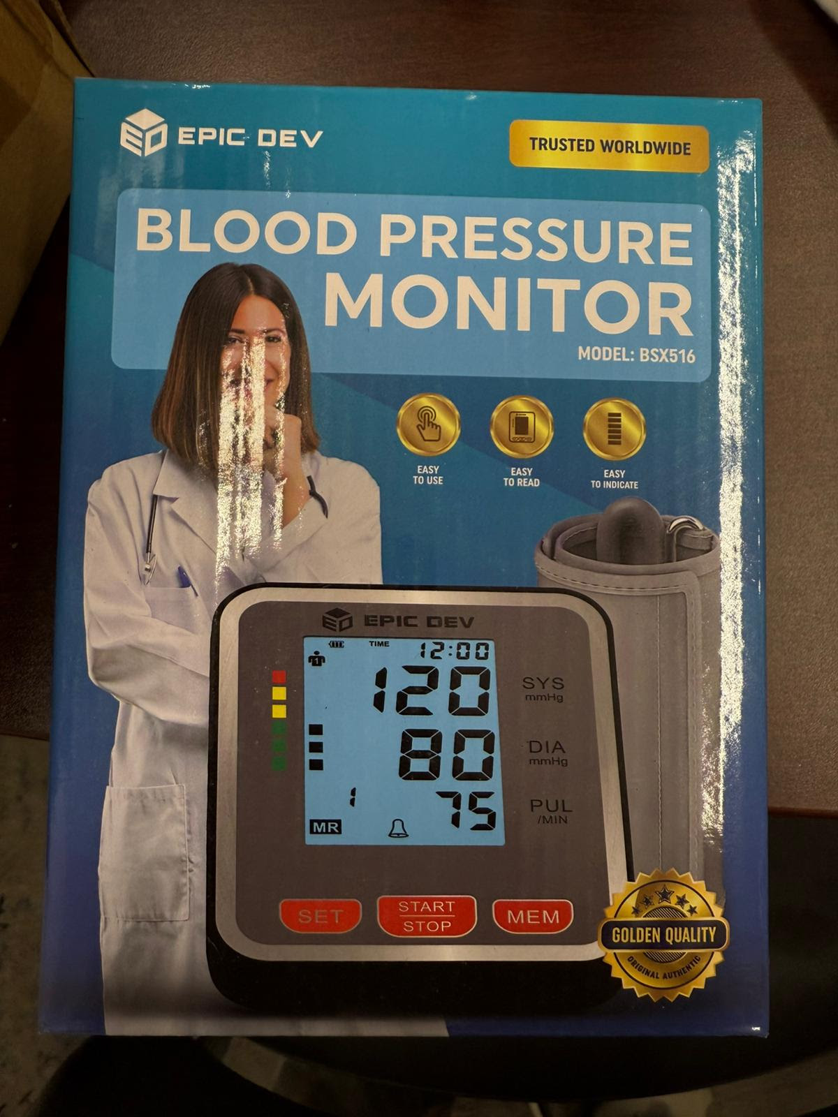 EPIC DEV Blood Pressure Monitor. 3951 Units.