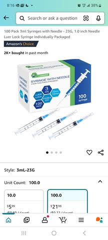 932,000 syringe needles. usa