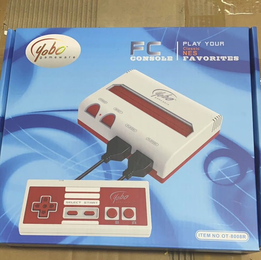 Yobo FC Console Video Game System to play NES 8 Bit Nintendo Games. 