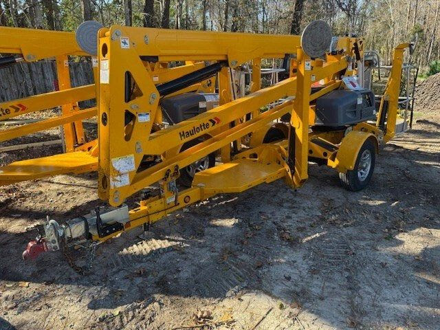 Like New! 2024 Haulotte 4527A towable 45’ articulated boom