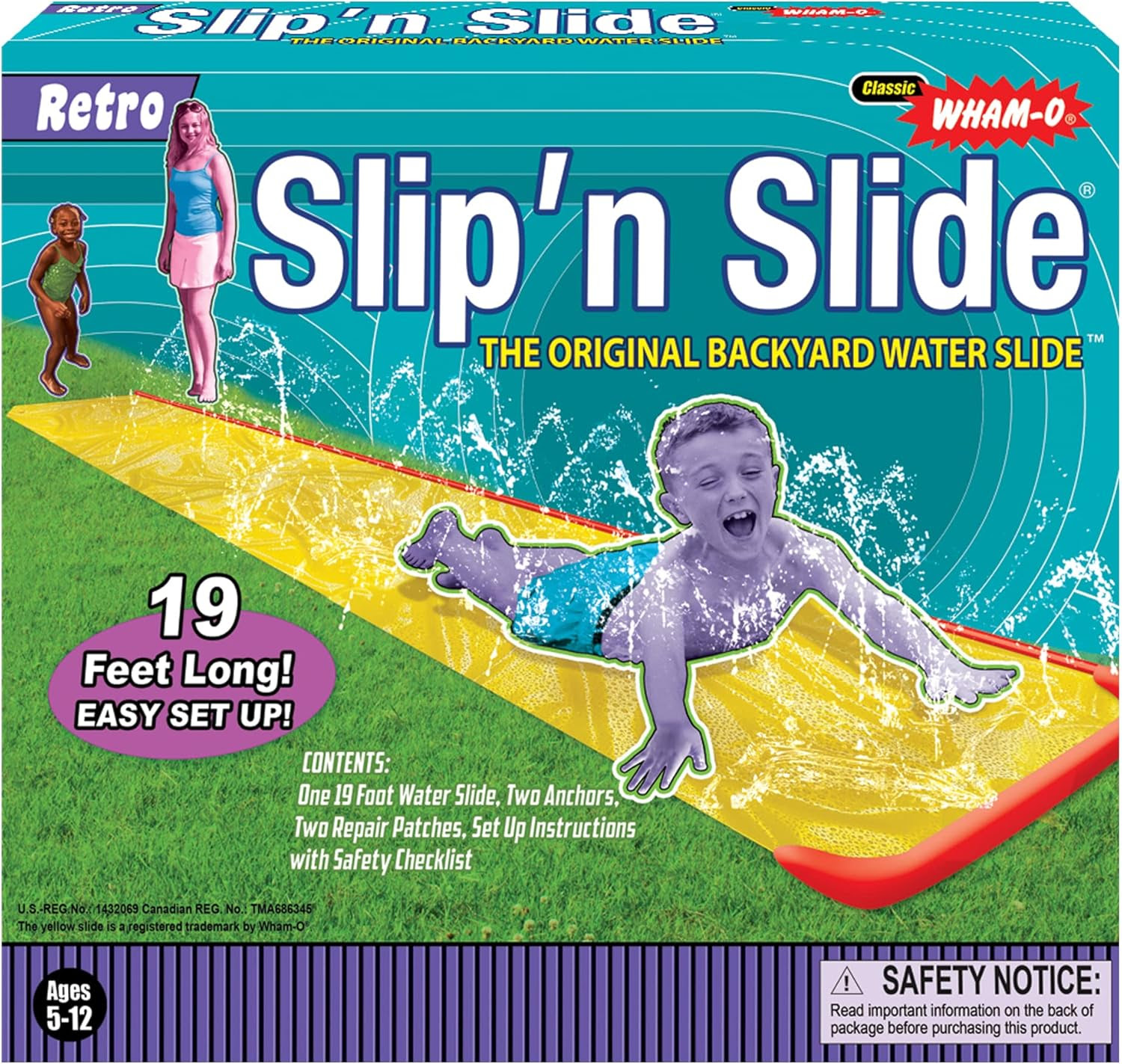 Wham-O Slip N Slide 19 feet  Backyard Water Slide. 11000 Units.  EXW New Jersey $4.95 Unit. Retail $18.95