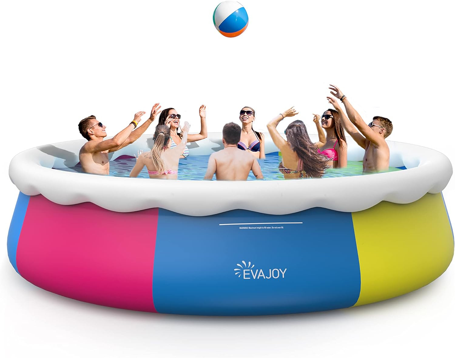 EVAJOY 18ft x 4ft Inflatable Top Ring Swimming Pool Include Filter Pump.  90 units. EXW Los Angeles $95.00 unit. Retail $319.99
