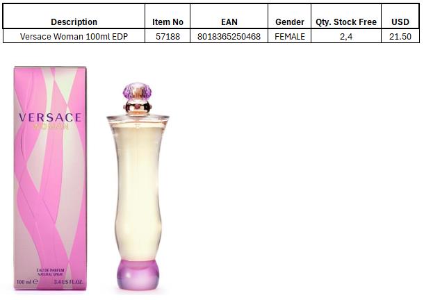Versace Woman 100ml EDP Offer.