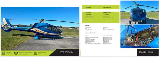 See attached we are selling this EC130 