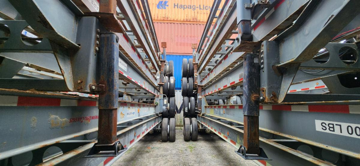 15-2015/2016 Goose Neck 40ft Container Chassiss