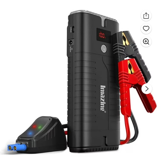 Imazing  2000A Peak 18000mAH 12V Auto Battery Booster Portable Power Bank with LED Light.  1000 Units. EXW Los Angeles $31.00 Unit. Retail $65.99