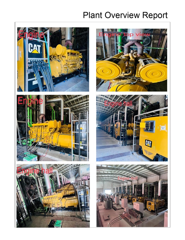CAT 3516B 1600KW 50HZ 11000V X50