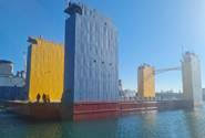 Caisson dock promptly available for Charter or straight Sale.