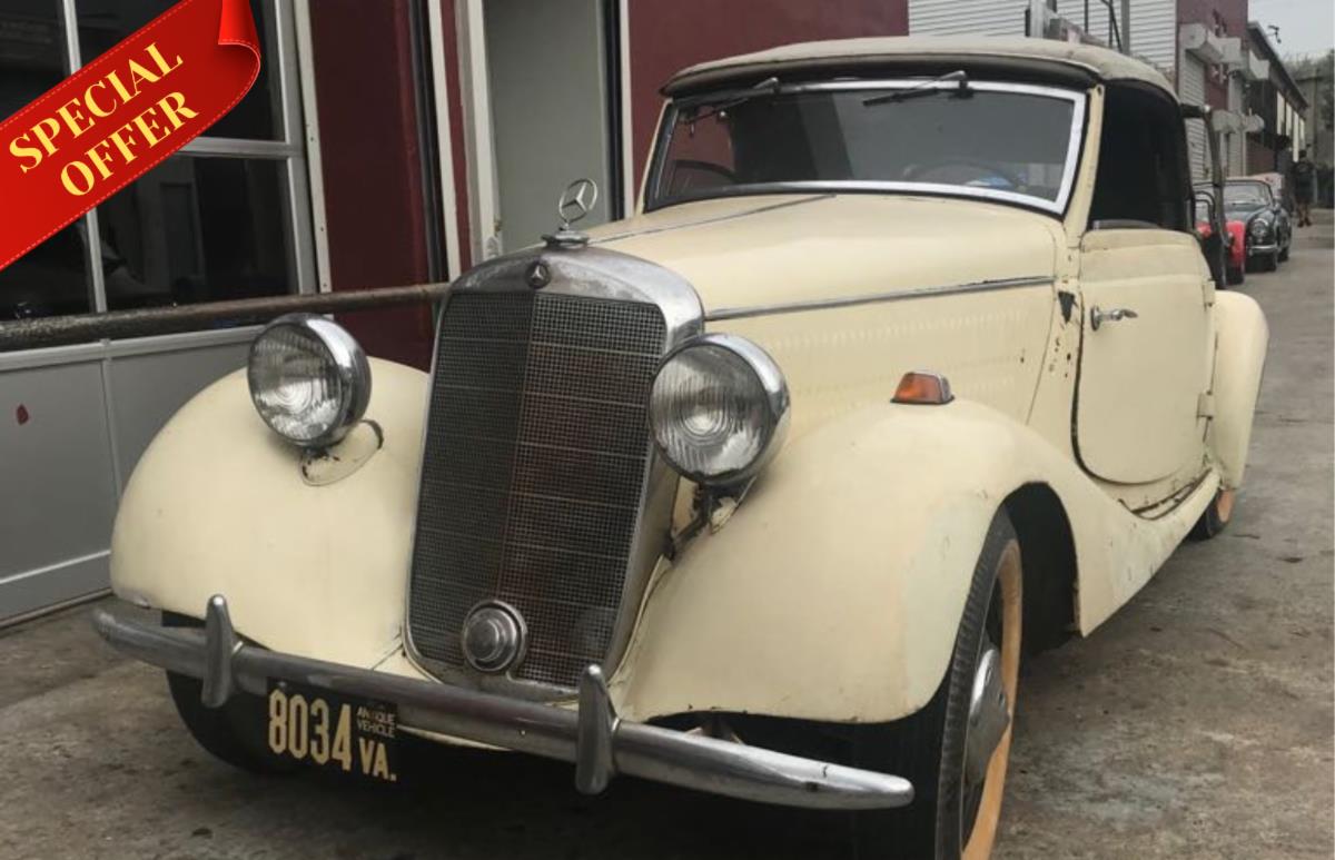 Special Price! 1938 Mercedes Benz 170S Cabriolet A