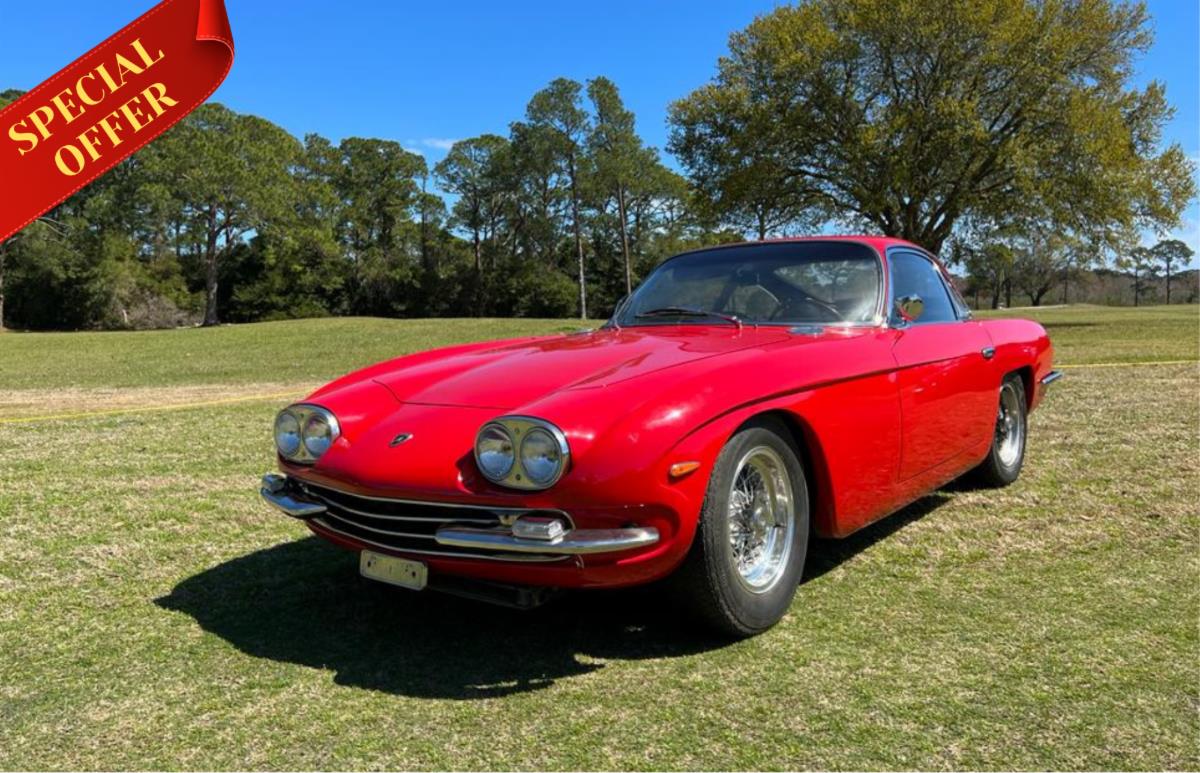 Discount on a Classic 1968 Lamborghini 400 GT 2+2 Coupe!