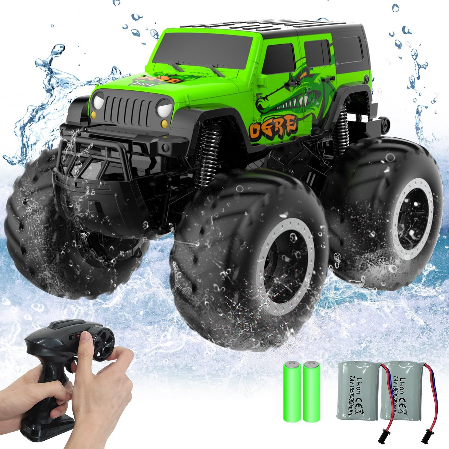 STEMTRON Amphibious Remote Control Car Toys.  10,000 units. EXW Los Angeles $10.95 Unit. Retail $49.99