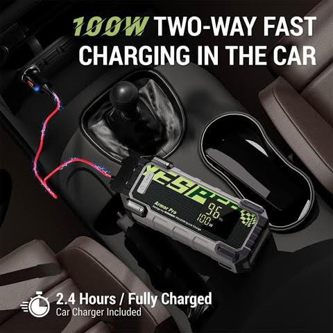 YESPER 66666mAh 2500A Car Battery Jump Starter with Power Bank USA