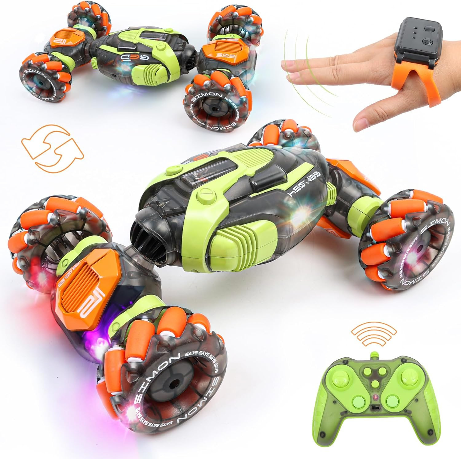 Gesture Sensing RC Stunt Toy Car.  7000 Units. EXW Los Angeles $9.95 Unit. Retail $42.22