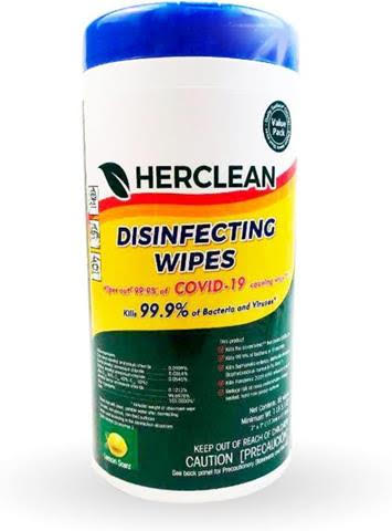 Herclean Surface Disinfecting Wipes USA