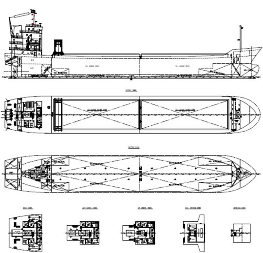 Ref. No. : BNC-CS-406-05 (M/V HONGJIA 11),  CONTAINER SHIP