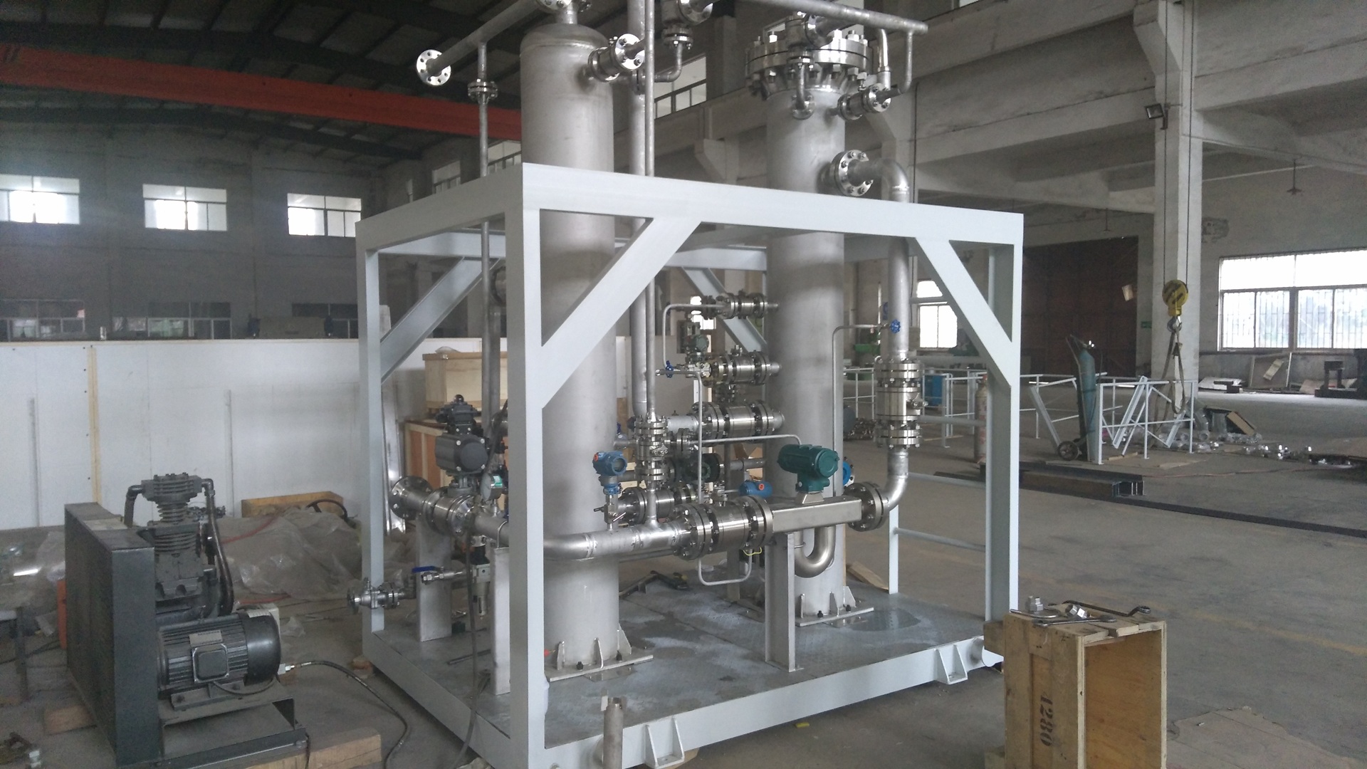 We can provide all auxiliary sys of GT by modular design and produce to modular skid.