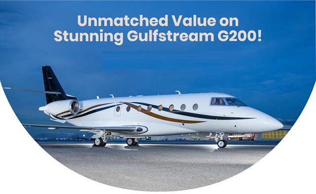 STUNNING Gulfstream G200 For Sale