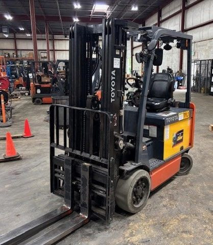 (3) Toyota 8FBCU30 Forklifts