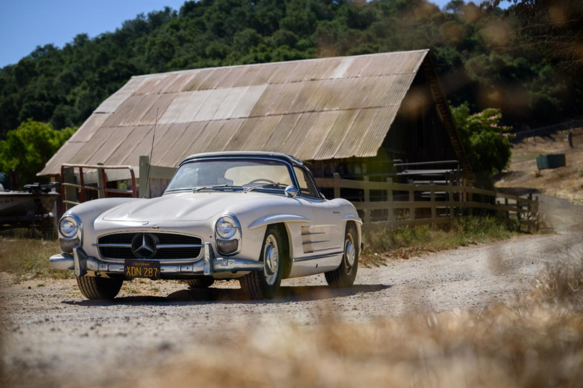 Perhaps the Last True Barn-Find Mercedes-Benz 300SL Roadster