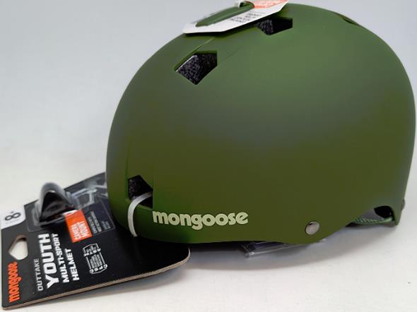 MONGOOSE OUTTAKE YOUTH MULTI-SPORT HELMET W/ CAMERA MOUNT USA