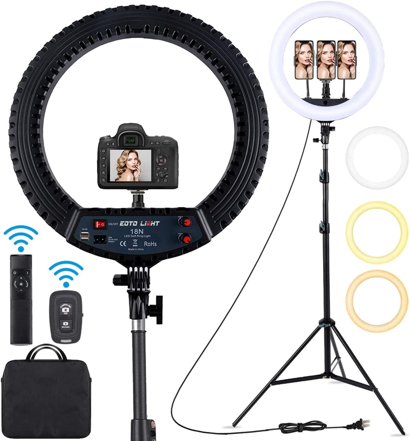 18 inch LED Ring Light with Tripod Stand. 328 Units. EXW  Ca USA $19.50 Unit . Retail $79.99