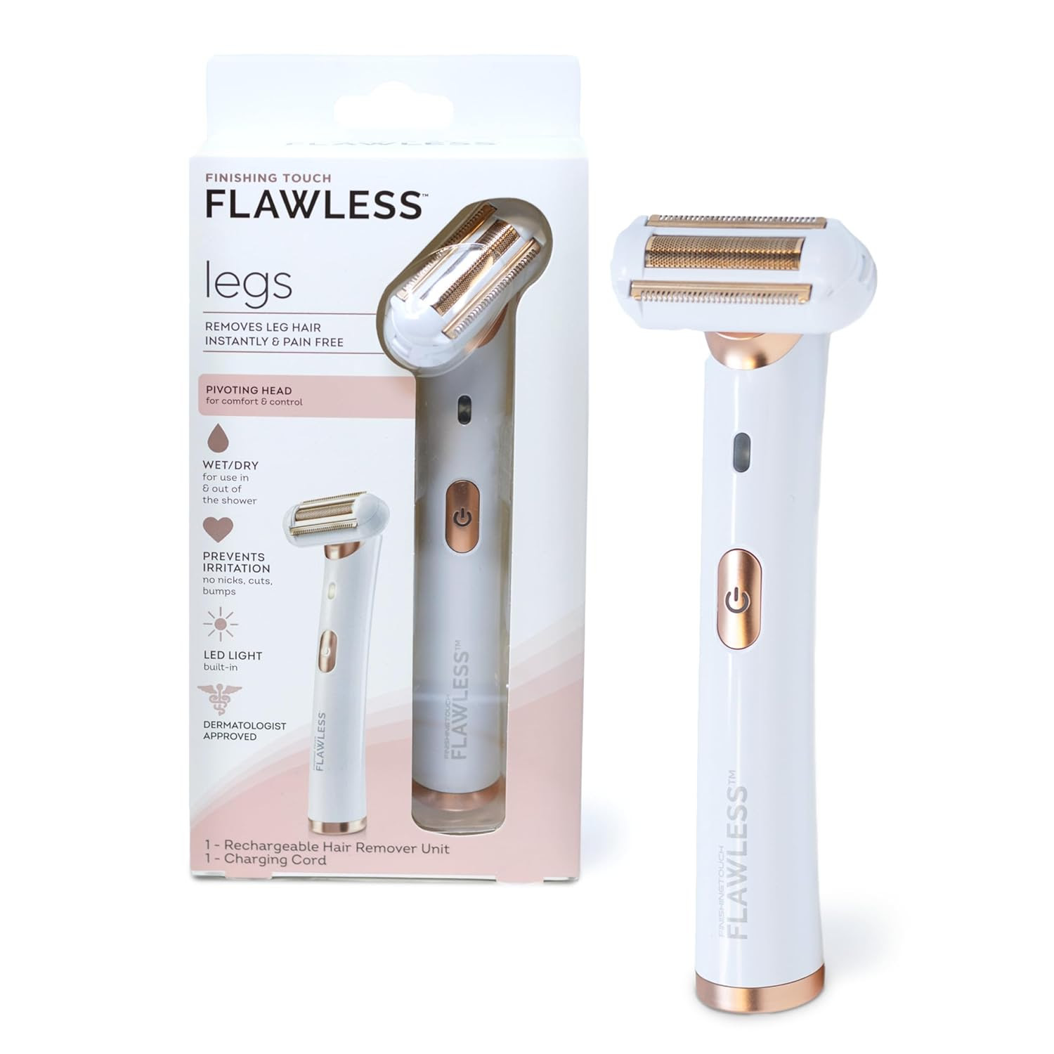 Finishing Touch Flawless Legs Electric Razor for Women.  1500 Units, EXW Los Angeles $15.95 Unit. Retail $39.99