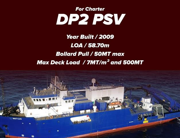 2009 Built DP2 Platform Supply Vessel!