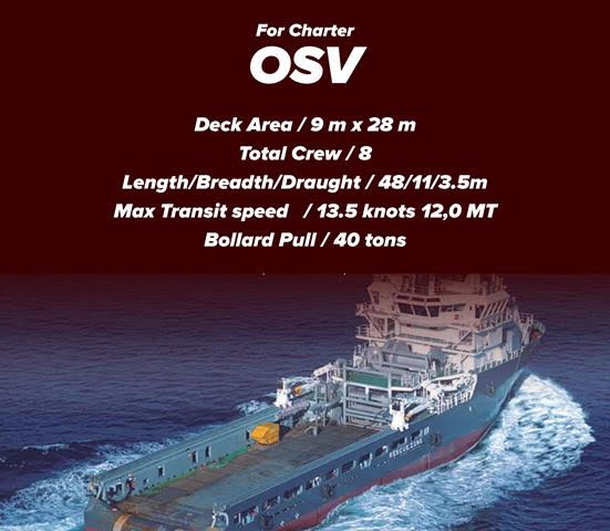 40T BP Offshore Supply Vessel!
