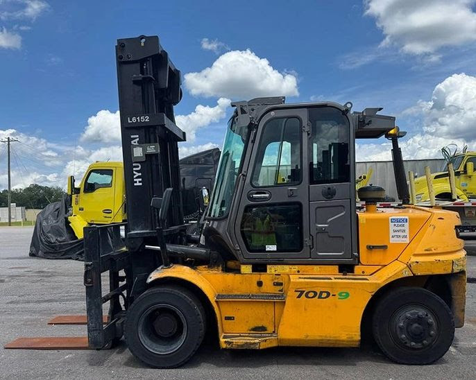2019 Hyundai 70D-9 Forklift, Capacity 15,500 lbs.