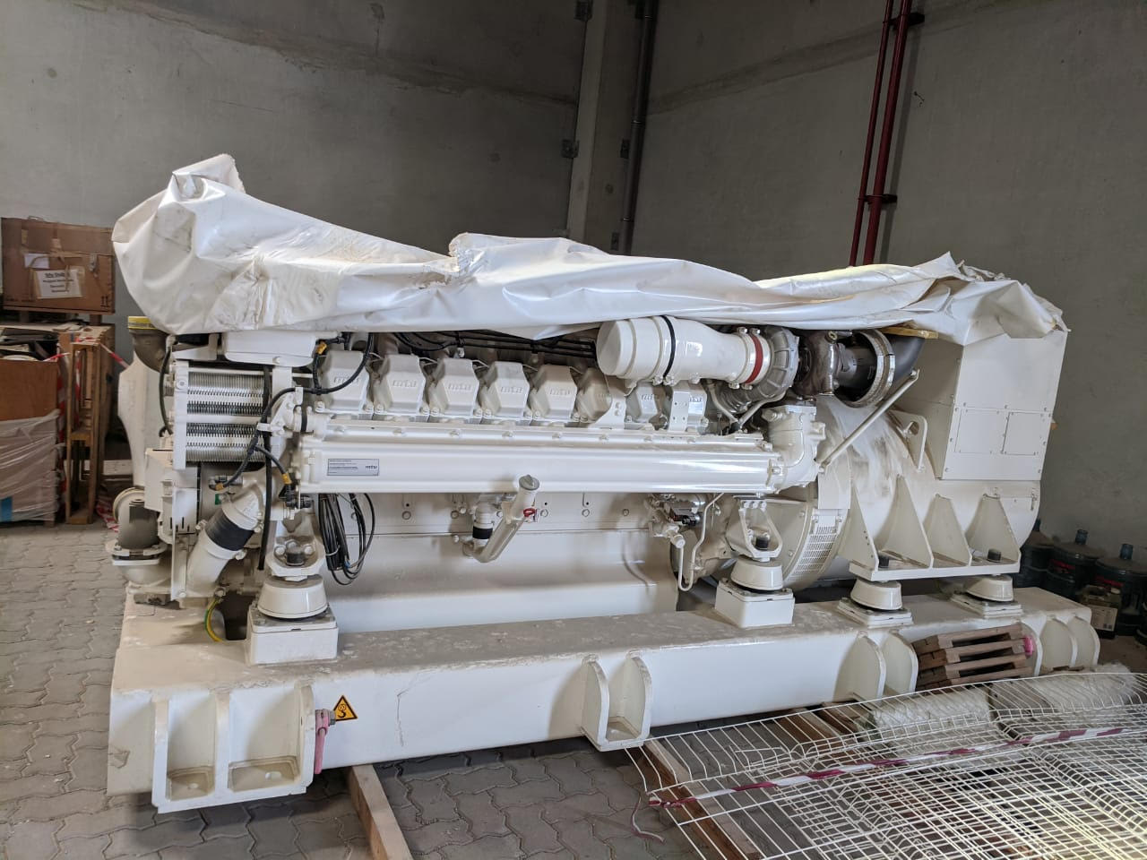 For Sale - 4 units Brand New unused MTU Marine Generator Model 16V2000M41B