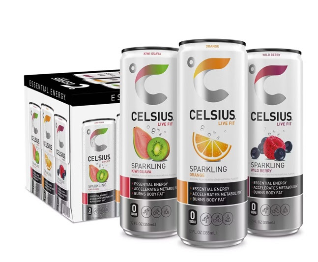 CELSIUS 12 fl oz 12PK Sparkling Original Variety Pack Functional Energy Drink.