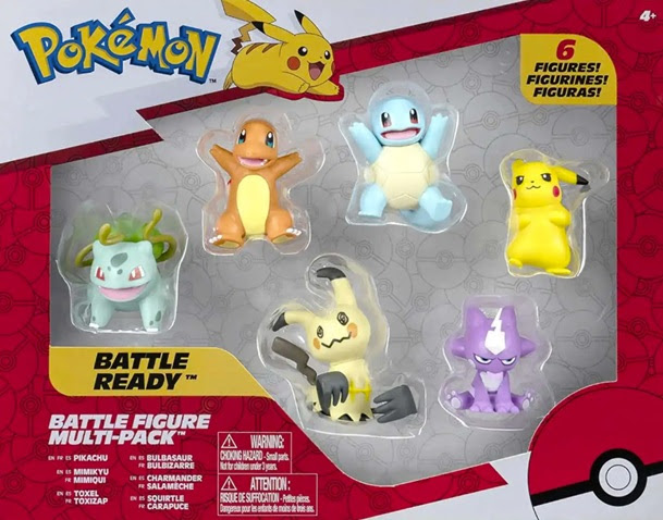 Pokemon 6-Pack Battle Ready 2-Inch Figures. 4800 Packs.  EXW Ohio $10.50/Pack.   Retail $54.99
