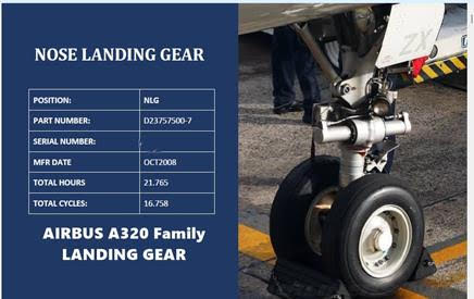 FAMILY A32O LANDING GEAR.
