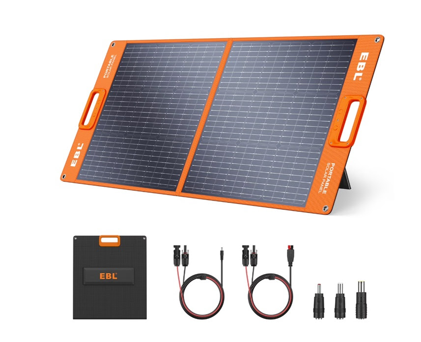 EBL 100W Portable Solar Panels for Power Station. 1000 Units. FOB Los Angeles $90.00 Unit. Retail $169.99 (On sale now $139.99)