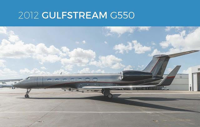 Our client currently has a 2012 Gulfstream G550 available  — an exceptional long-range jet with excellent pedigree, low total time, and full coverage on RRCC for the engines and JSSI for the APU.