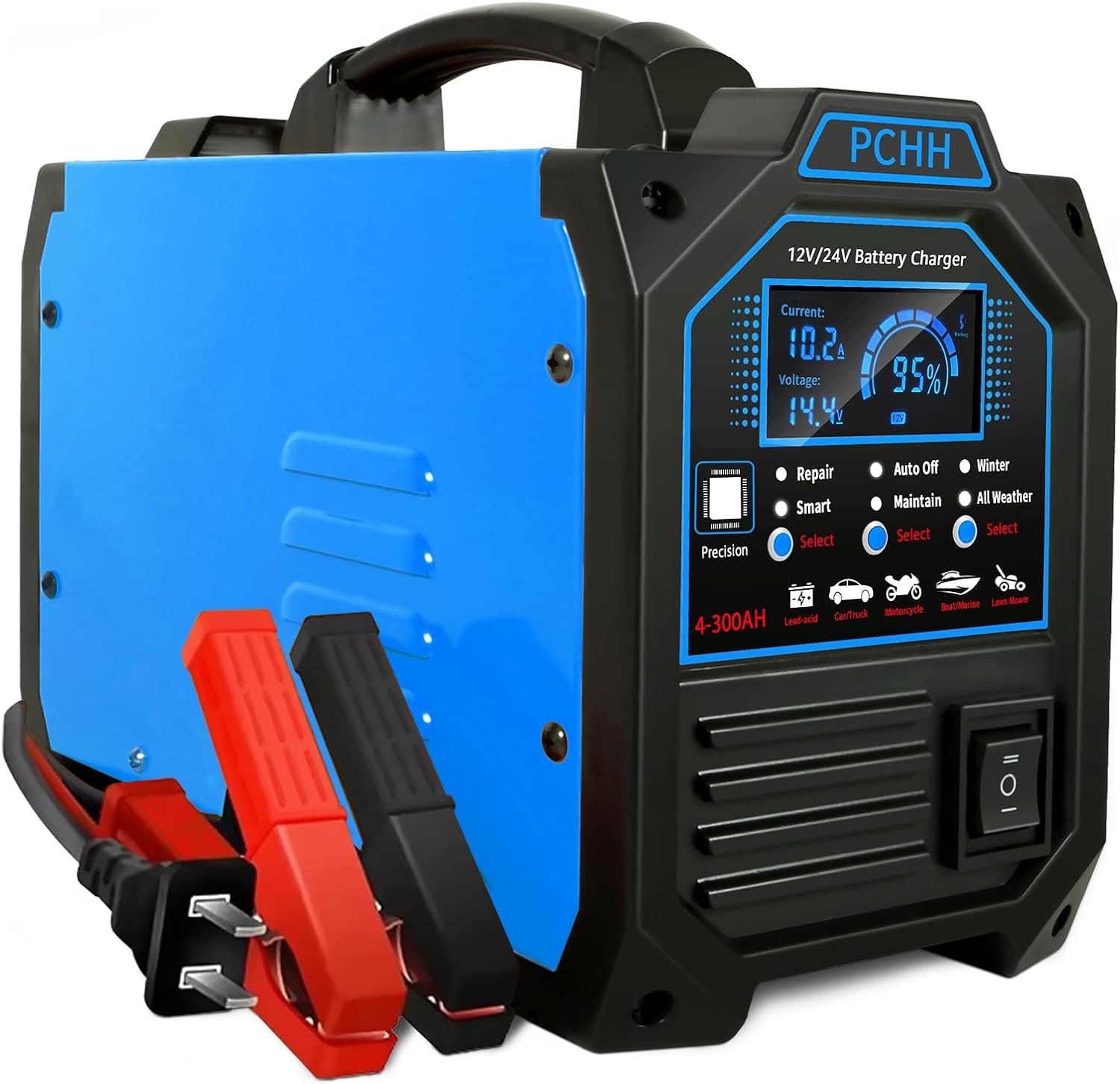 PCHH 12V 24V  Heavy Duty Car Battery Charger. 750 Units. EXW Los Angeles $39.00 Unit. Retail $125.95 (On sale now $109.19)