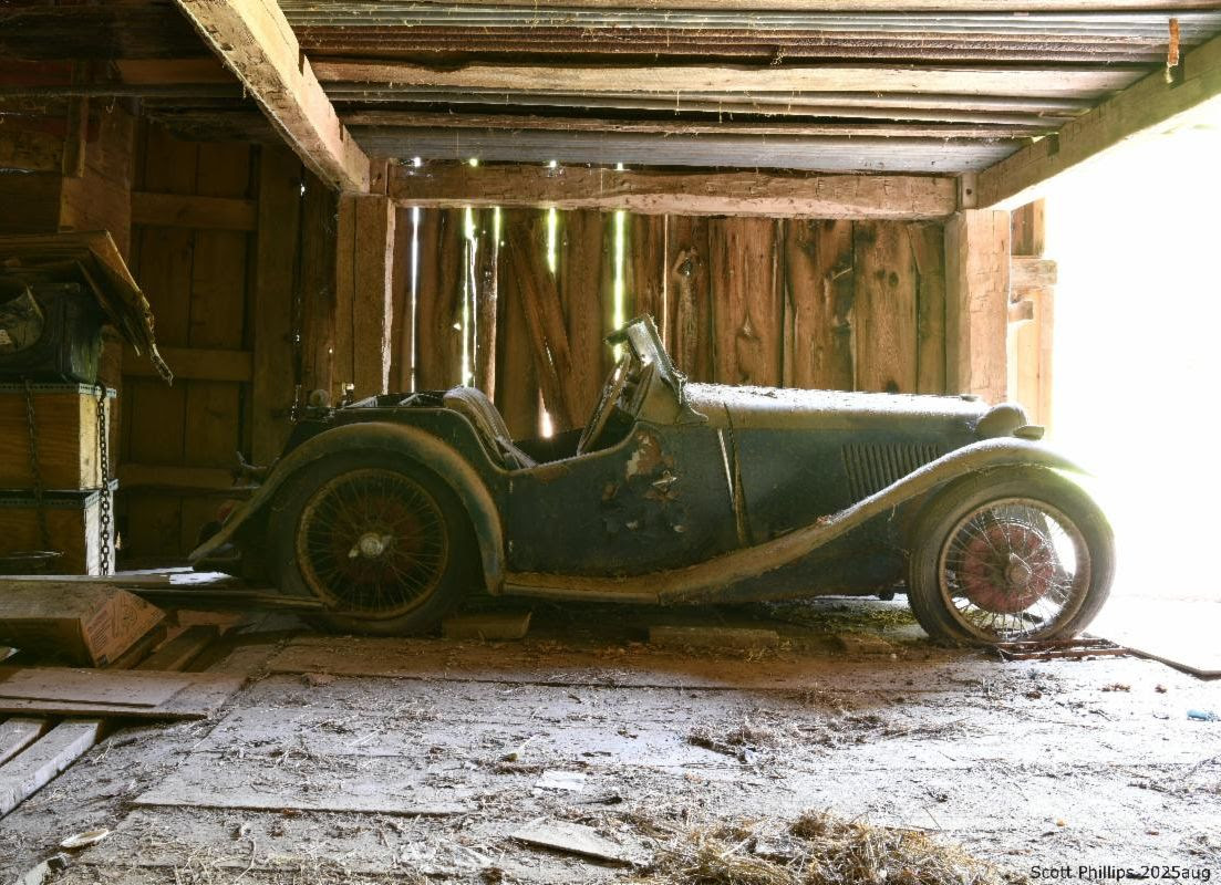 Barn Discovery 1935 MG PA Roadster