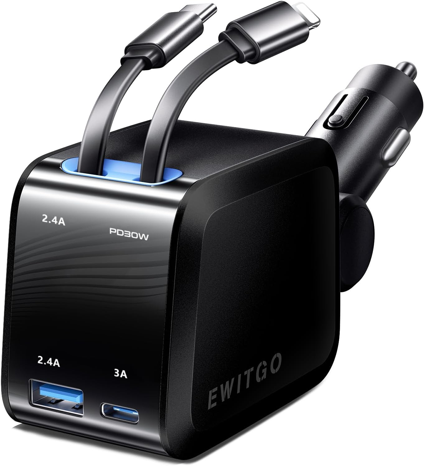 69W Fast Charging USB C Car Charger with 4FT Retractable Cables and 2 Ports. 10,587 Units. EXW New Jersey $10.95 Unit. Retail $99.99