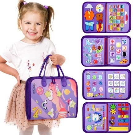 Toddler Busy Board Montessori Toy. 26,688 Units.   EXW Las Vegas, NV $5.95 Unit. Retail $42.93 (On sale now $30.05)