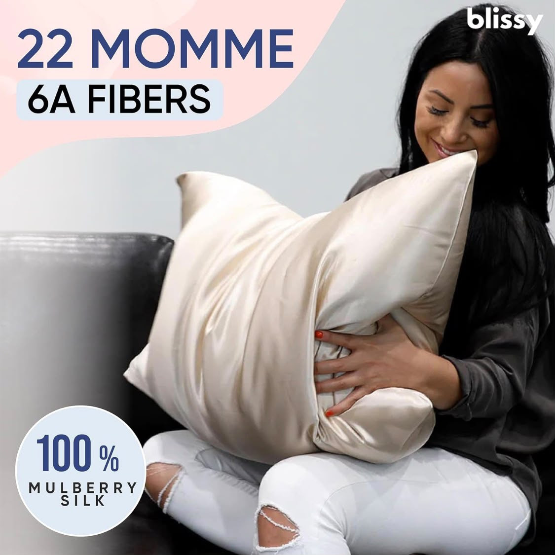 Blissy 100% Pure Mulberry Silk Pillowcase. 3000 Units.  EXW Los Angeles $8.95 Each. Retail $58.87