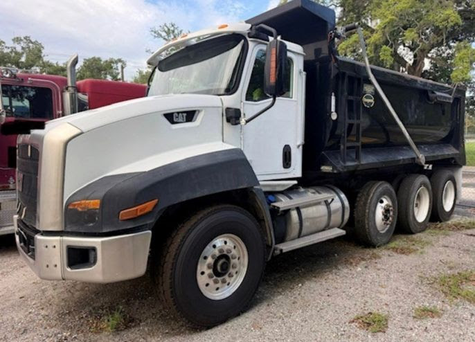 2016 CAT CT660S Tri-Axle Dump Truck (Needs Repair)