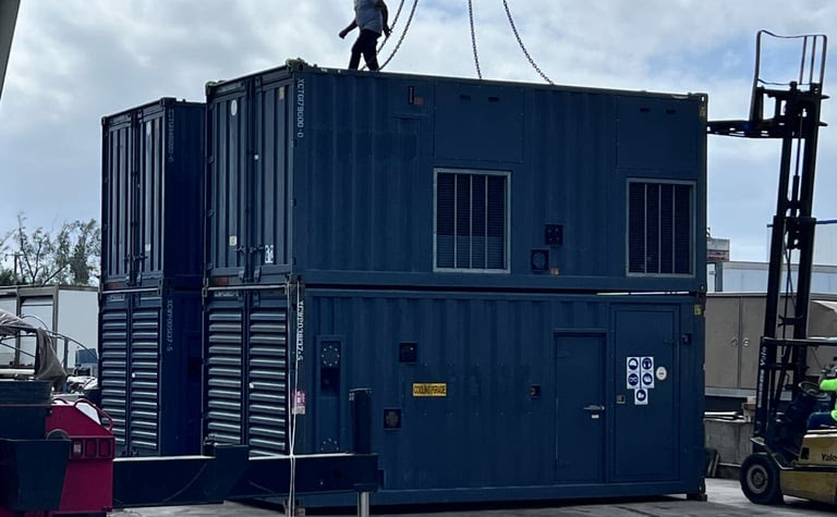 CUMMINS/AGGREKO Osprey, Model NHC20-QSK60G22, 1875 kVA, 480v. 60 Hz