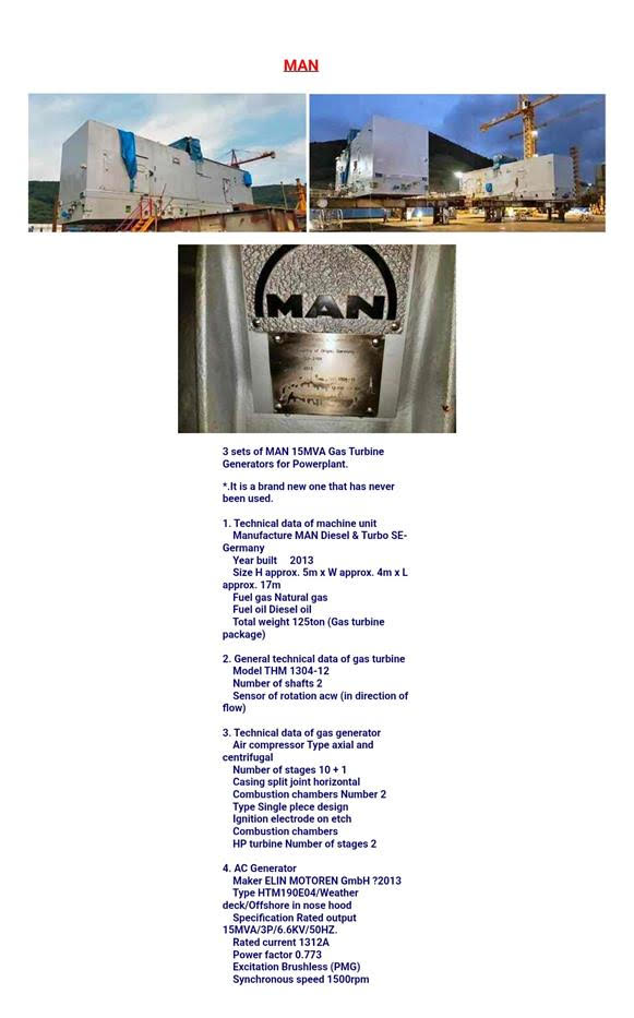 Customer in Ukraine, was interested in these generators