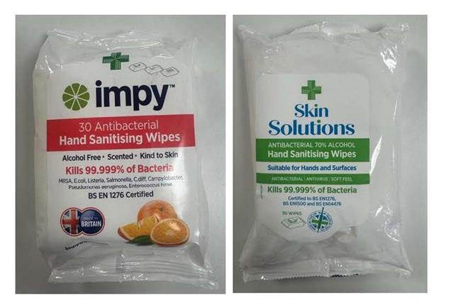 Alcohol & Non-Alcohol Hand Sanitizing Wipes Europe